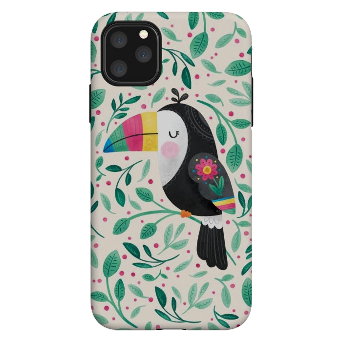 iPhone 11 Pro Max StrongFit Cheeky Toucan by Noonday Design
