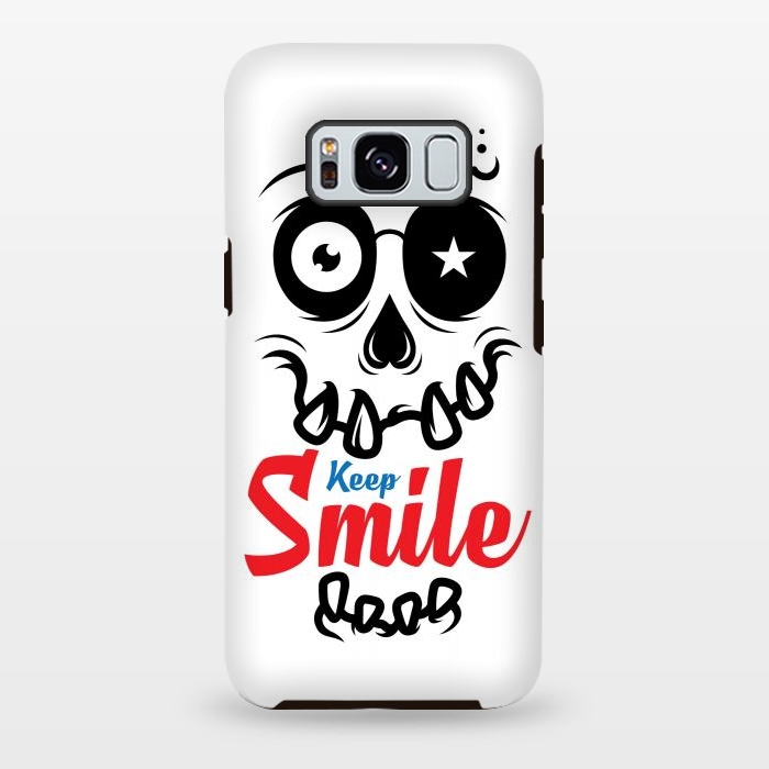 Galaxy S8 plus StrongFit Keep Smile by Afif Quilimo