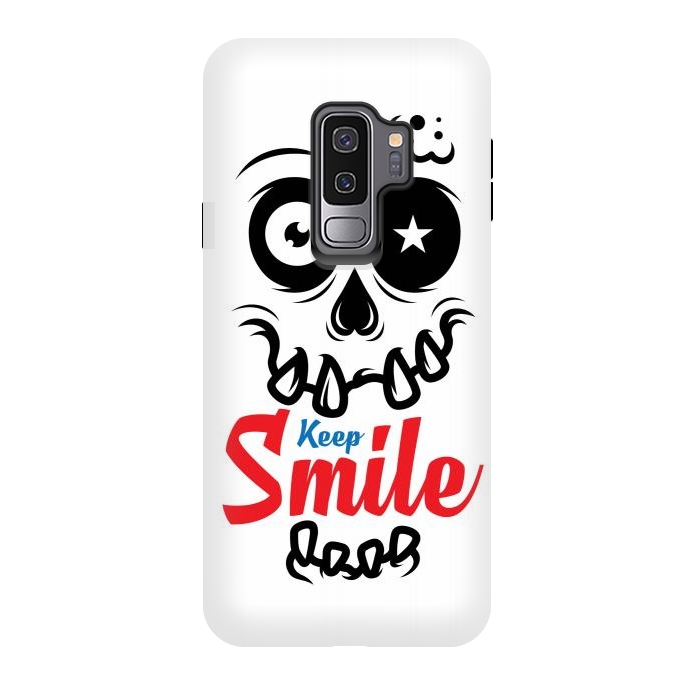 Galaxy S9 plus StrongFit Keep Smile by Afif Quilimo