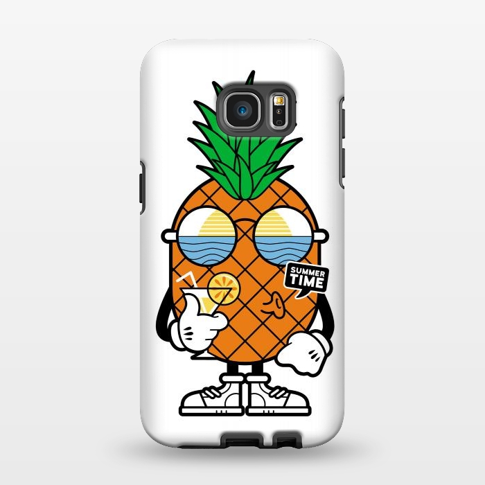 Galaxy S7 EDGE StrongFit Pineapple Summer by Afif Quilimo