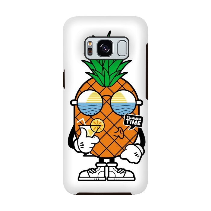 Galaxy S8 StrongFit Pineapple Summer by Afif Quilimo
