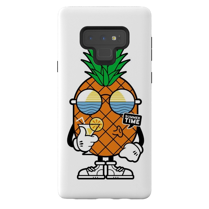 Galaxy Note 9 StrongFit Pineapple Summer by Afif Quilimo