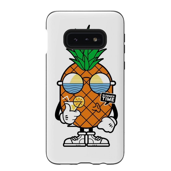 Galaxy S10e StrongFit Pineapple Summer by Afif Quilimo