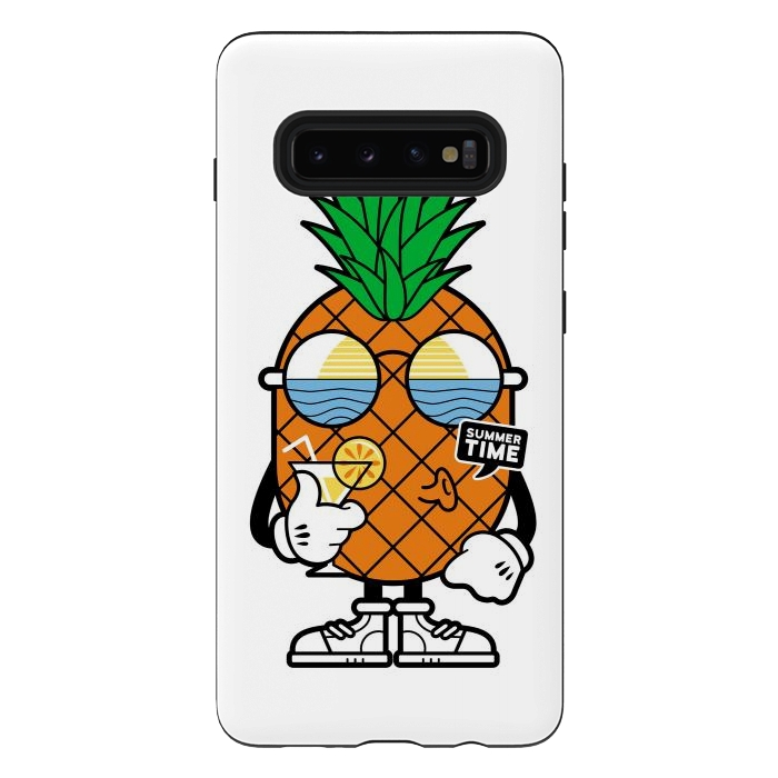 Galaxy S10 plus StrongFit Pineapple Summer by Afif Quilimo