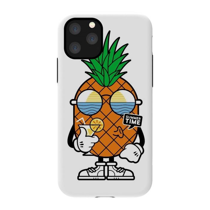 iPhone 11 Pro StrongFit Pineapple Summer by Afif Quilimo