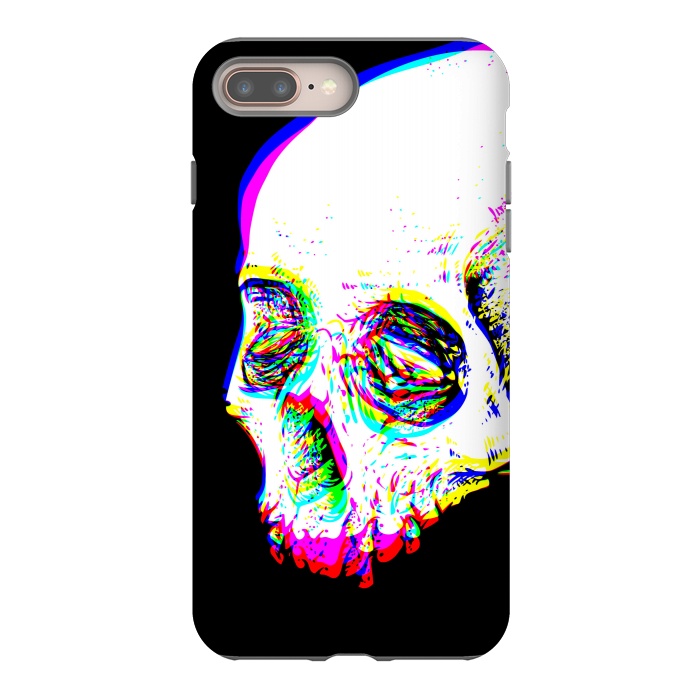 iPhone 7 plus StrongFit Skull Glitch by Afif Quilimo