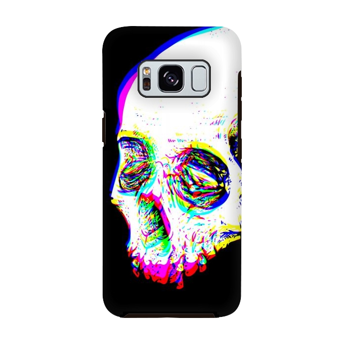 Galaxy S8 StrongFit Skull Glitch by Afif Quilimo