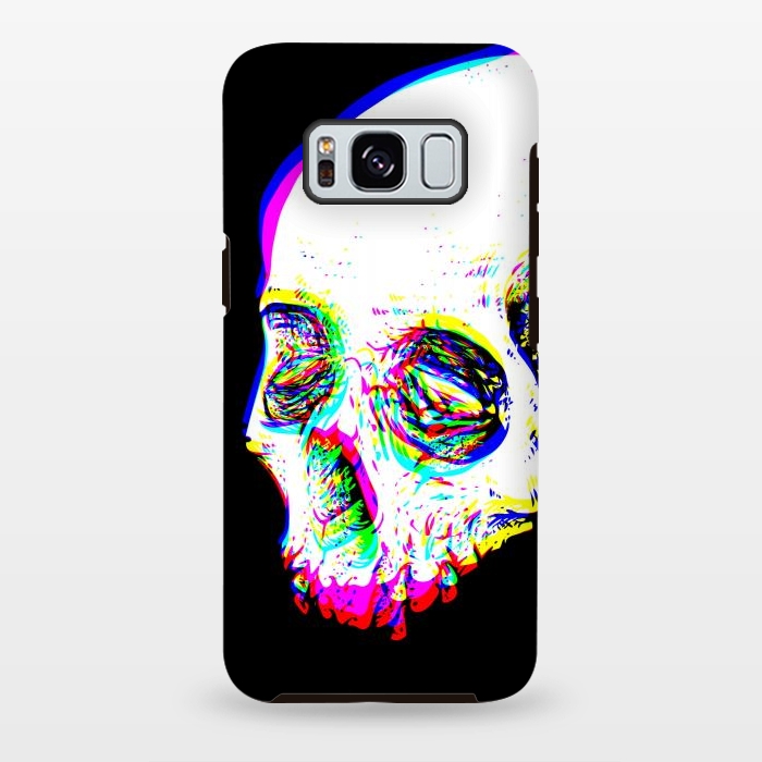 Galaxy S8 plus StrongFit Skull Glitch by Afif Quilimo