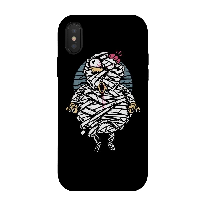 iPhone Xs / X StrongFit Mummy Invasion by Afif Quilimo