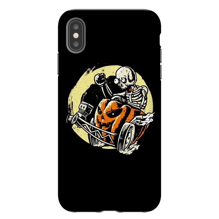iPhone Xs Max StrongFit Halloracerween by Afif Quilimo