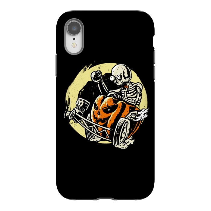 iPhone Xr StrongFit Halloracerween by Afif Quilimo