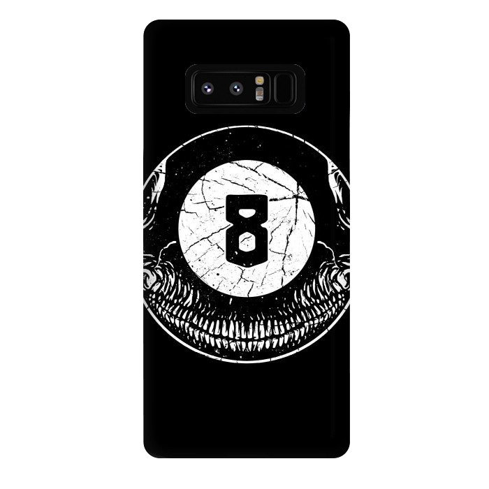 Galaxy Note 8 StrongFit 8Ball Skull by Afif Quilimo