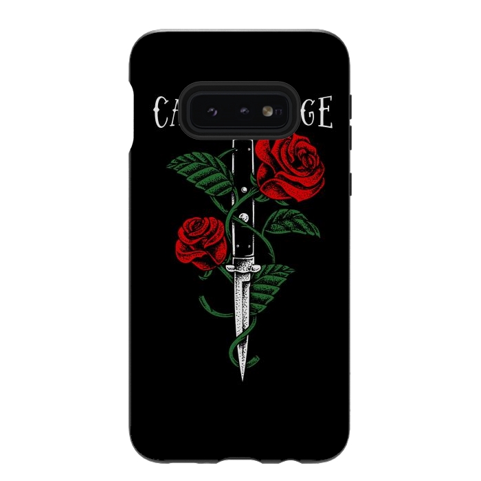 Galaxy S10e StrongFit Camouflage by Afif Quilimo