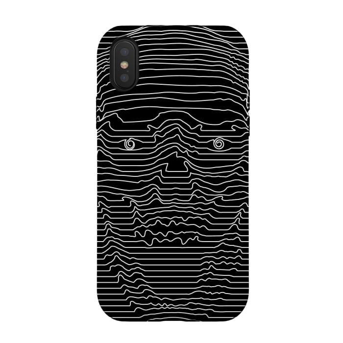 iPhone Xs / X StrongFit Skull Division by Afif Quilimo
