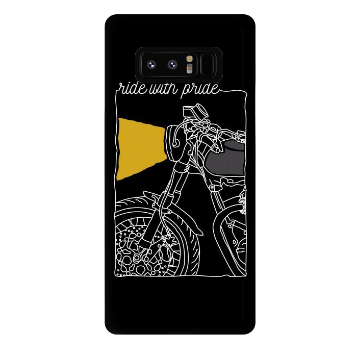 Galaxy Note 8 StrongFit Ride With Pride by Afif Quilimo
