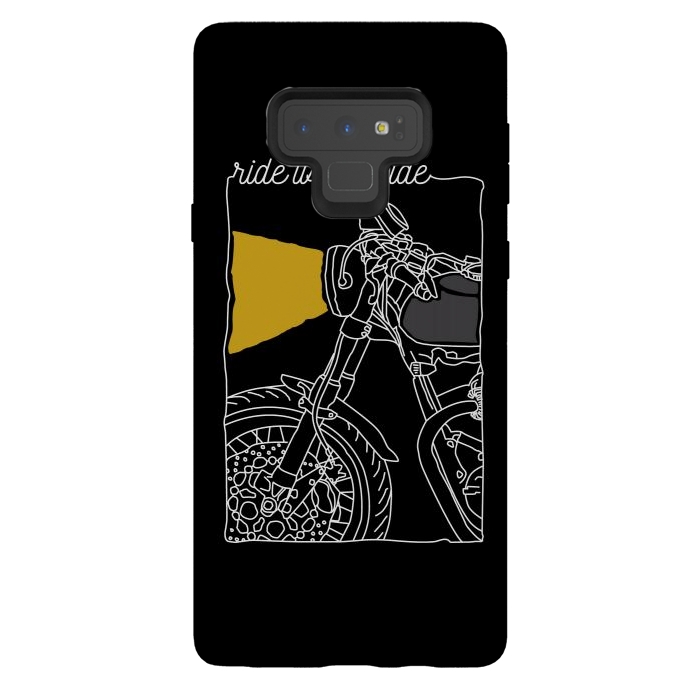 Galaxy Note 9 StrongFit Ride With Pride by Afif Quilimo