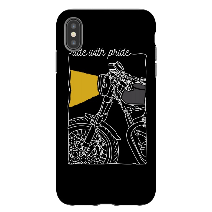 iPhone Xs Max StrongFit Ride With Pride by Afif Quilimo