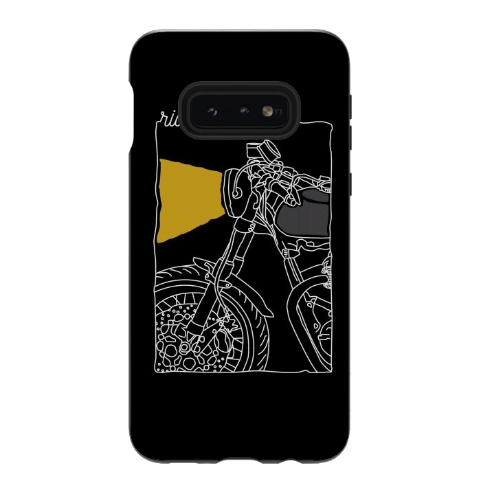 Galaxy S10e StrongFit Ride With Pride by Afif Quilimo