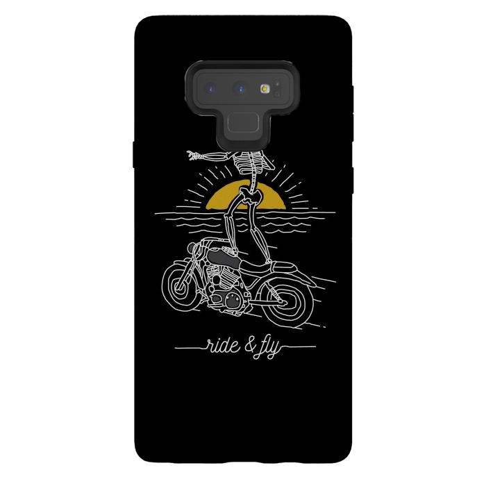 Galaxy Note 9 StrongFit Ride and Fly by Afif Quilimo