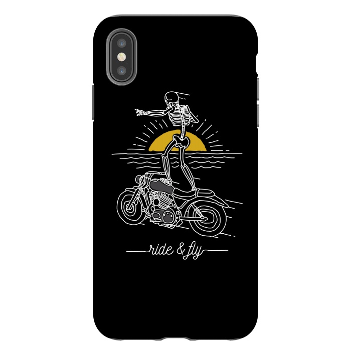 iPhone Xs Max StrongFit Ride and Fly by Afif Quilimo