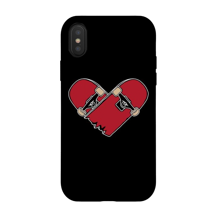 iPhone Xs / X StrongFit Heartboard by Afif Quilimo