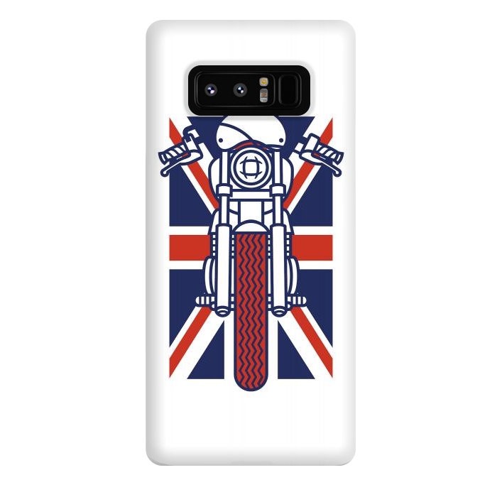 Galaxy Note 8 StrongFit British Biker by Afif Quilimo