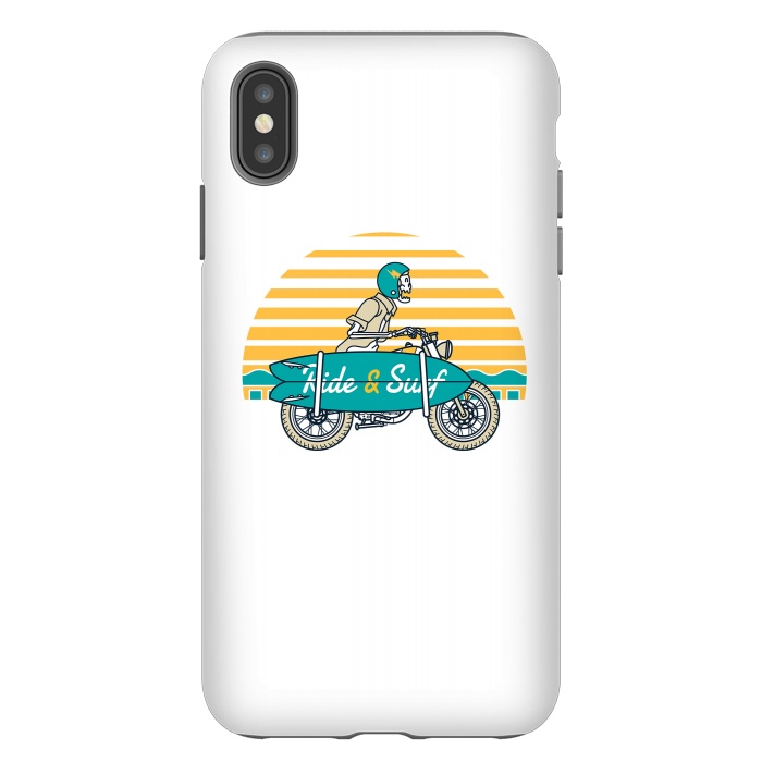 iPhone Xs Max StrongFit Ride and Surf by Afif Quilimo