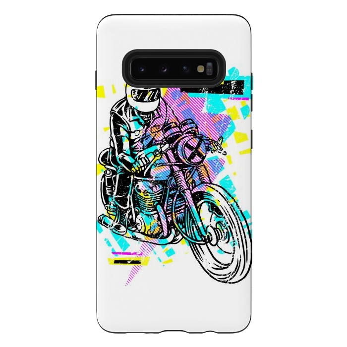 Galaxy S10 plus StrongFit Pop Biker by Afif Quilimo