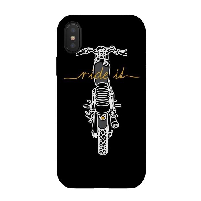 iPhone Xs / X StrongFit Ride it by Afif Quilimo
