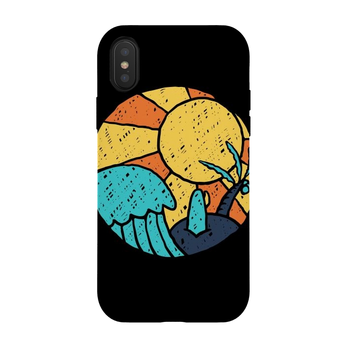 iPhone Xs / X StrongFit Beach Vibes by Afif Quilimo