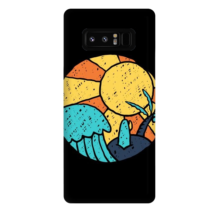 Galaxy Note 8 StrongFit Beach Vibes by Afif Quilimo