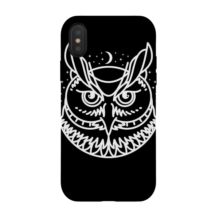 iPhone Xs / X StrongFit Owl by Afif Quilimo