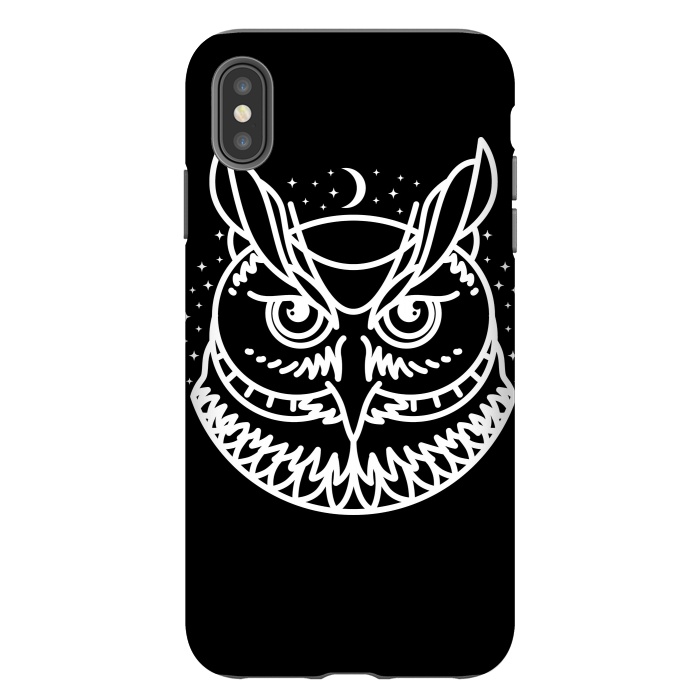 iPhone Xs Max StrongFit Owl by Afif Quilimo