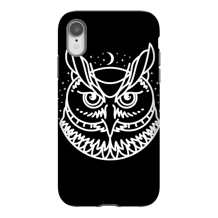 iPhone Xr StrongFit Owl by Afif Quilimo