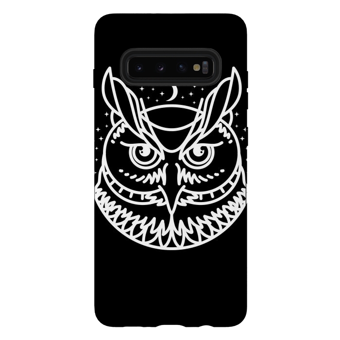 Galaxy S10 plus StrongFit Owl by Afif Quilimo