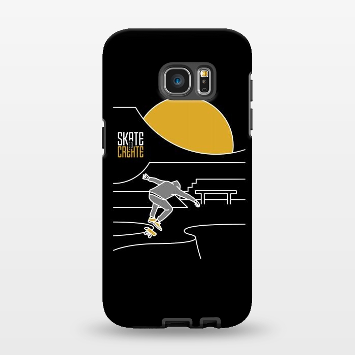 Galaxy S7 EDGE StrongFit Skate to Creat by Afif Quilimo