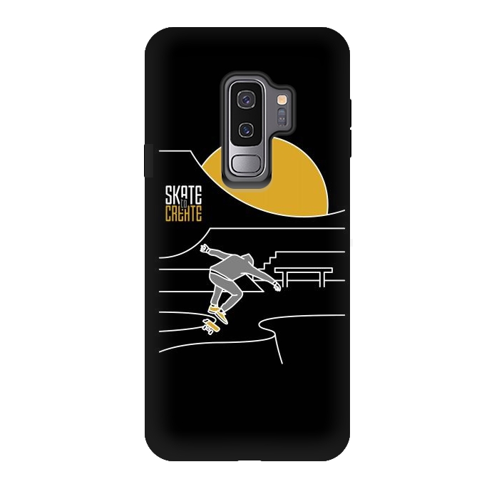 Galaxy S9 plus StrongFit Skate to Creat by Afif Quilimo