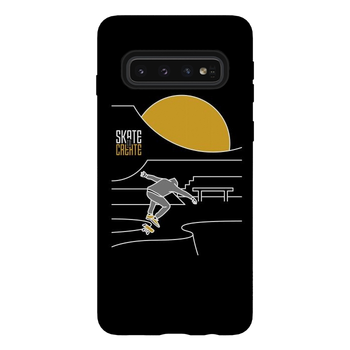 Galaxy S10 StrongFit Skate to Creat by Afif Quilimo