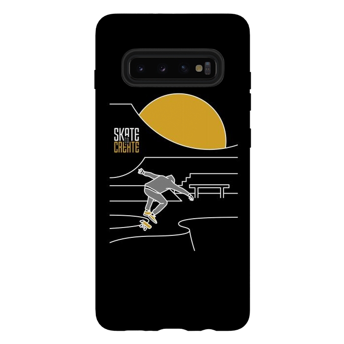 Galaxy S10 plus StrongFit Skate to Creat by Afif Quilimo