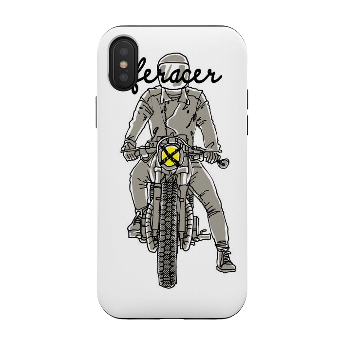 iPhone Xs / X StrongFit Caferacer Custom 2 by Afif Quilimo