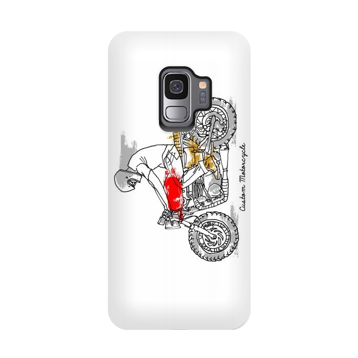 Galaxy S9 StrongFit Custom Motorcycle by Afif Quilimo