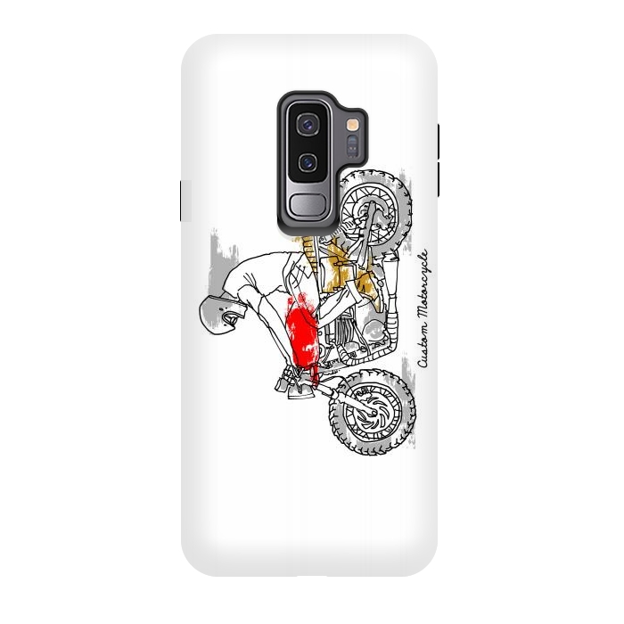 Galaxy S9 plus StrongFit Custom Motorcycle by Afif Quilimo