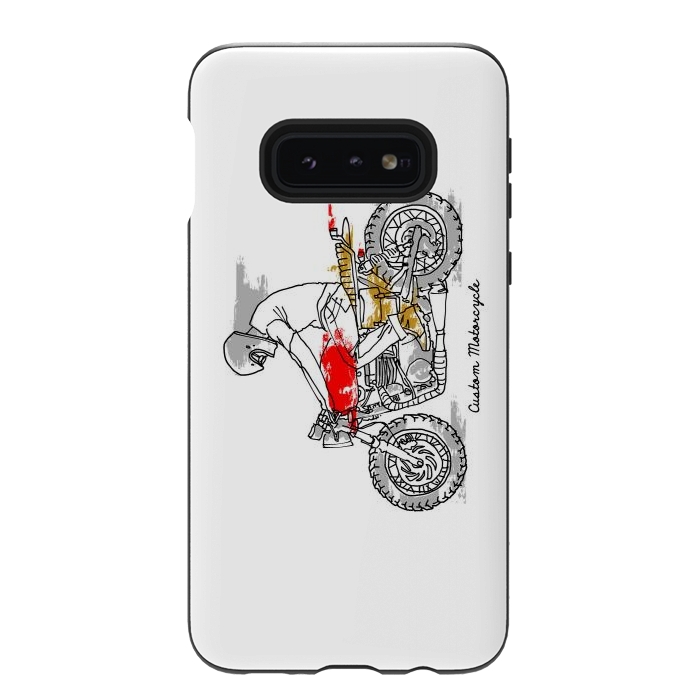 Galaxy S10e StrongFit Custom Motorcycle by Afif Quilimo