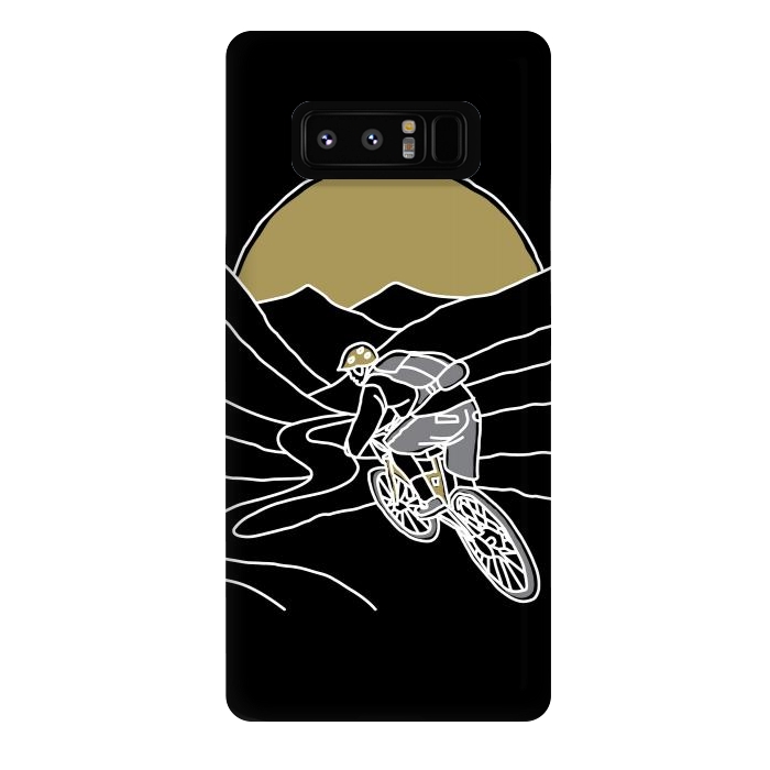 Galaxy Note 8 StrongFit Mountain Biker 2 by Afif Quilimo