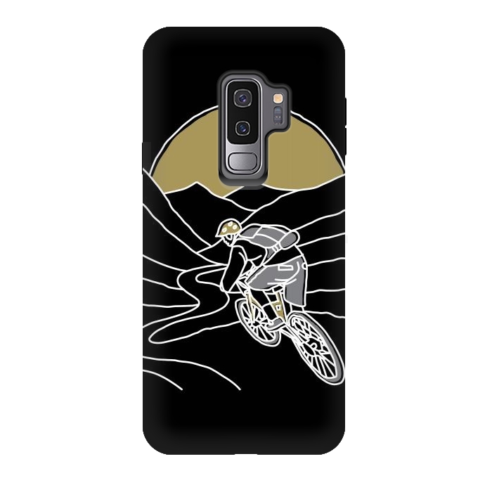 Galaxy S9 plus StrongFit Mountain Biker 2 by Afif Quilimo