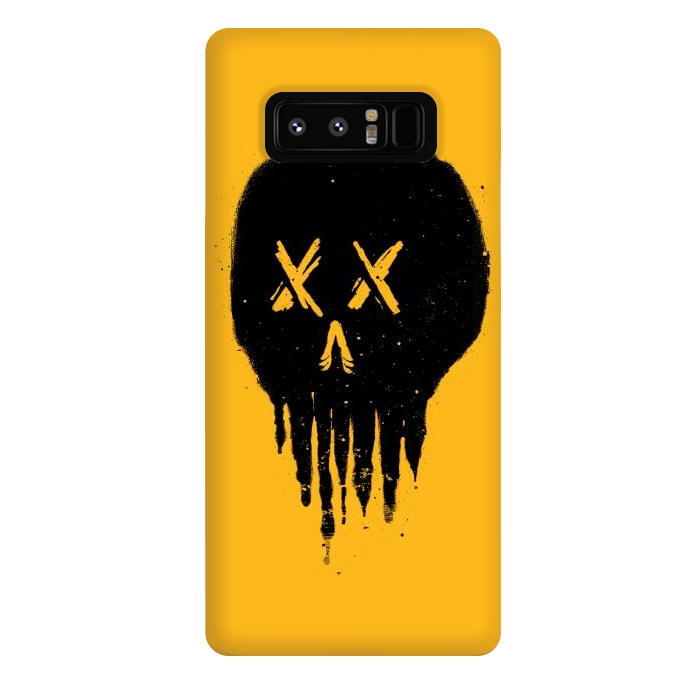 Galaxy Note 8 StrongFit Trickle Skull by Afif Quilimo