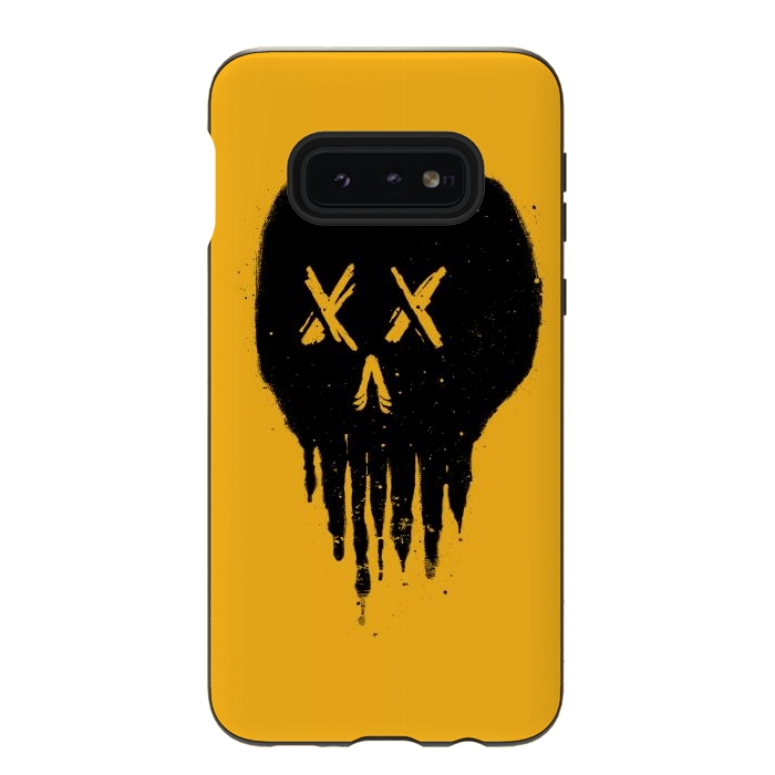 Galaxy S10e StrongFit Trickle Skull by Afif Quilimo