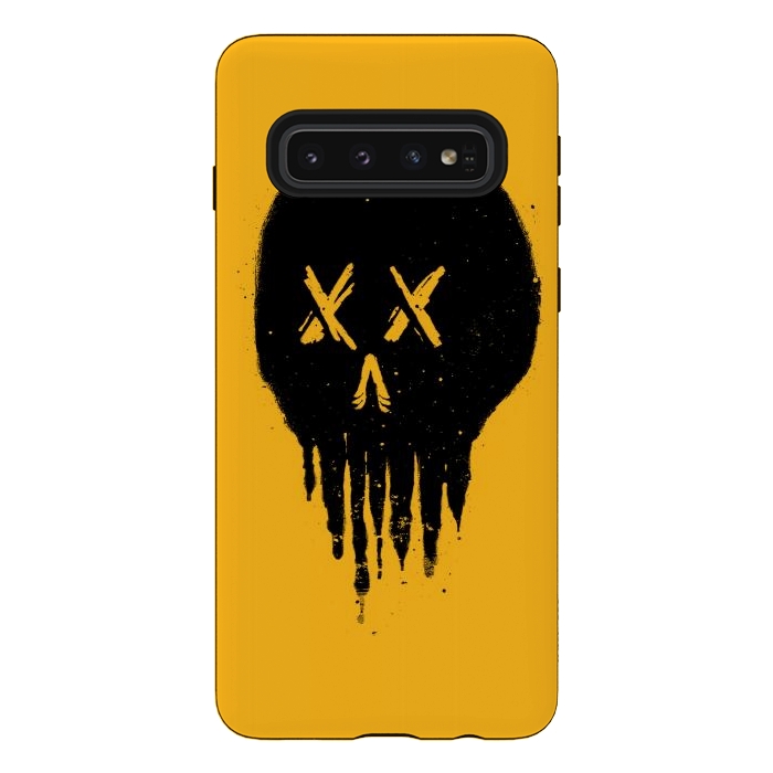 Galaxy S10 StrongFit Trickle Skull by Afif Quilimo
