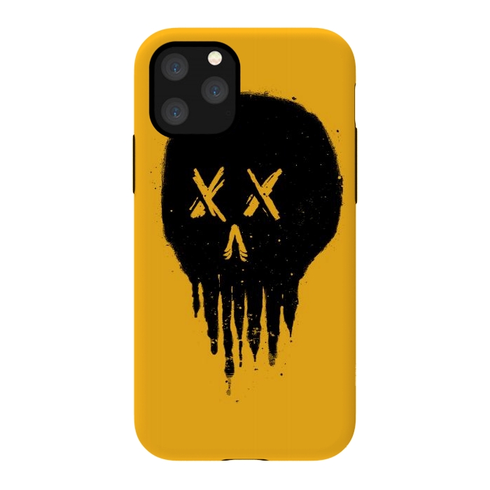 iPhone 11 Pro StrongFit Trickle Skull by Afif Quilimo