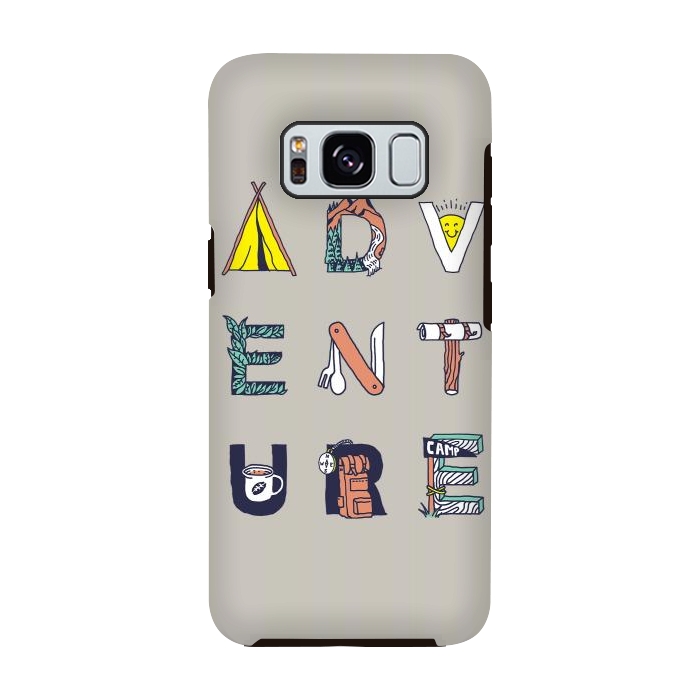 Galaxy S8 StrongFit Adventure Typography by Afif Quilimo